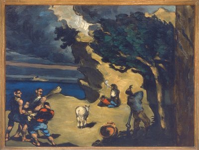 The Thieves and the Donkey by Paul Cézanne